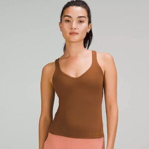 Sz 6 Lululemon athletica Women's Roasted Brown waist full length align Tank